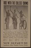 Everything Bicycles - : New Departure Pictorial No. 153 `ND Scores High on American College Campuses`-Original: Posters