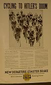 Everything Bicycles - : No.166  New Departure `Cycling To Hitler`s Doom` - Original c.1940`s Early: Posters