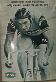 Everything Bicycles - : Eddy Merckx Sets New Hour Record at 49.431kms, Mexico City, October 25, 1972: Posters