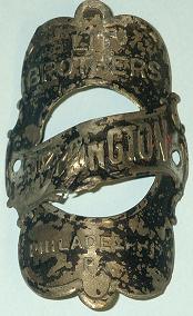 Everything Bicycles - : REMINGTON by Lit Brothers of Philadelphia, PA.: Nameplates (Head Badges)