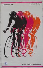 Everything Bicycles - : 1984 OLYMPIC CYCLING POSTER: Olympics (souvenir's, programs, etc. from the Olympic Games)