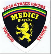 Everything Bicycles - : MEDICI BICYCLES - Large for Store Window or Door: Stickers, Decals & Heat-Transfers (adhesive & water transfer)