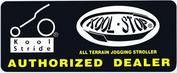 Everything Bicycles - : KOOL-STOP, KOOL STRIDE, Authorized Dealer for All Terrain Jogging Strollers (For Dealer Store Window): Stickers, Decals & Heat-Transfers (adhesive & water transfer)
