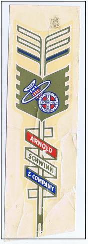 Everything Bicycles - : NOS SCHWINN TRAVLER Water Transfer for the Seat Tube: Stickers, Decals & Heat-Transfers (adhesive & water transfer)