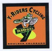 Everything Bicycles - : Y RIDERS CYCLING of Boulder, CO: Stickers, Decals & Heat-Transfers (adhesive & water transfer)