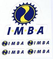 Everything Bicycles - : I.M.B.A. LOGO SHEET - International Mountain Bicycling Association: Stickers, Decals & Heat-Transfers (adhesive & water transfer)