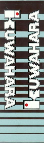 Everything Bicycles - : KUWAHARA E.T. BIKE DOWN TUBE STICKER (Produced For the Light-Blue Color Frames): Stickers, Decals & Heat-Transfers (adhesive & water transfer)