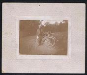 Everything Bicycles - : 1897, JULY 6th, TAKEN ON SCRANTON BLVD MORNING OF START TO PHIL.: Photographs-Antique Collectables (tin, glass, paper)