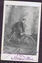 Everything Bicycles - : 1902 SIGNED & DATED PHOTO BY GEORGE MEIER-Bicyclist on a 25,000 Mile Bicycle Tour: Photographs-Antique Collectables (tin, glass, paper)