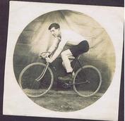 Everything Bicycles - : c.1919 GENT ON RACER-Notice the Toe Clips on the Pedals: Photographs-Antique Collectables (tin, glass, paper)