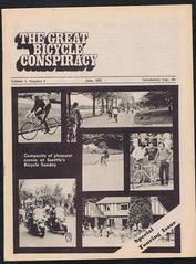 Everything Bicycles - : <p>1972 June, THE GREAT BICYCLE CONSPIRACY (A Good Conspiracy) Vol. 1, No. 3</p>: Magazines&Periodicals-Contempory, Various Titles