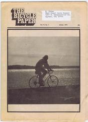 Everything Bicycles - : 1975 Winter, THE BICYCLE PAPER Vol-IV No-7 : Magazines&Periodicals-Contempory, Various Titles