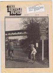 Everything Bicycles - : 1976 April, &nbsp;THE BICYCLE PAPER, Vol. 5, No. 1&nbsp; : Magazines&Periodicals-Contempory, Various Titles