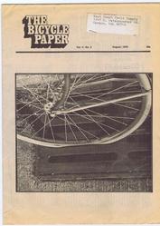 Everything Bicycles - : 1976 August, &nbsp;THE BICYCLE PAPER, Vol. 5, No. 5&nbsp; : Magazines&Periodicals-Contempory, Various Titles