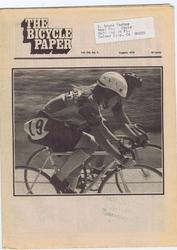 Everything Bicycles - : 1978 August, &nbsp;THE BICYCLE PAPER, Vol. VII, No. 5 : Magazines&Periodicals-Contempory, Various Titles