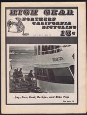 Everything Bicycles - : <p>1972 September, HIGH GEAR Vol. 1, No. 3, Published by Steve Murtough in Berkely, California</p>: Magazines&Periodicals-Contempory, Various Titles