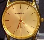 Everything Bicycles - : KUWAHARA Quartz Wrist Watch with Leather Band (see the picture gallery) : Watches (Wrist Watches & Pocket Watches)