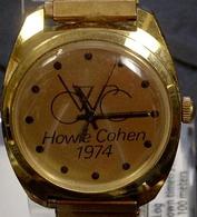 Everything Bicycles - : WCC Howie Cohen 1974 Wrist Watch, Gold Color (see the picture gallery) : Watches (Wrist Watches & Pocket Watches)