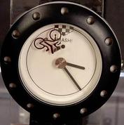 Everything Bicycles - : SMASH QUARTZ Wrist Watch, Lady`s Size, with a Black Vinyl Band: Watches (Wrist Watches & Pocket Watches)