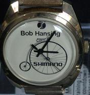 Everything Bicycles - : SHIMANO - BOB HANSING Watch, c.1970`s (see the picture gallery) : Watches (Wrist Watches & Pocket Watches)