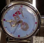 Everything Bicycles - : FEMALE CYCLIST (see the picture gallery): Watches (Wrist Watches & Pocket Watches)