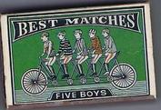 Everything Bicycles - : Japan Five Boys on a Quint, Best Matches,&nbsp;Small Box of Stick Matches: Matches