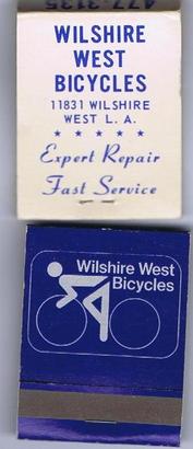 Everything Bicycles - : Wilshire West Bicycles (a retail bike store in West Los Angeles, CA): Matches