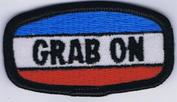 Everything Bicycles - : Grab On - small: Patches & Emblems, Embroidered (for iron & sew on)