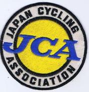 Everything Bicycles - : JCA-Japan Cycling Association, blue logo: Patches & Emblems, Embroidered (for iron & sew on)