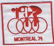 Everything Bicycles - : World Cycling Championships - 1974 in Montreal, Canada: Patches & Emblems, Embroidered (for iron & sew on)