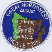 Everything Bicycles - : Great Northwest Biucycle Tour, August c.1975 (Olympic Peninsula): Patches & Emblems, Embroidered (for iron & sew on)