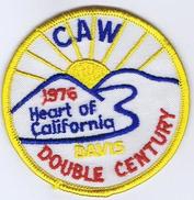 Everything Bicycles - : CAW Double Century, Heart of California-DAVIS, 1976: Patches & Emblems, Embroidered (for iron & sew on)