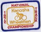 Everything Bicycles - : USA National Track Championships at Kenosha, WI, 1972: Patches & Emblems, Embroidered (for iron & sew on)