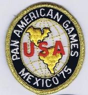 Everything Bicycles - : Pan american Games in Mexico, 1975: Patches & Emblems, Embroidered (for iron & sew on)