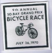 Everything Bicycles - : South Bay Grand Prix Bicycle Race-1970, July 26th (9th annual): Patches & Emblems, Embroidered (for iron & sew on)