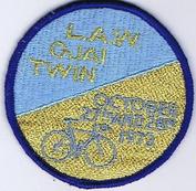 Everything Bicycles - : Ojai Twin Century, 1973 October 27 and 28-L.A.W.: Patches & Emblems, Embroidered (for iron & sew on)