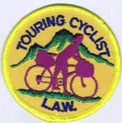 Everything Bicycles - : Touring Cyclist-L.A.W.: Patches & Emblems, Embroidered (for iron & sew on)