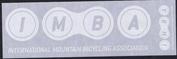 Everything Bicycles - : I.M.B.A. - International Mountain Bicycling Association (White): Stickers, Decals & Heat-Transfers (adhesive & water transfer)