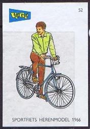 Everything Bicycles - : 52 Matchbox Label from Holland, Vege Brand (A 1966 Sportfiets Herenmodel): Matches