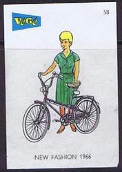 Everything Bicycles - : 58 Matchbox Label from Holland, Vege Brand (A 1966 New Fashion): Matches