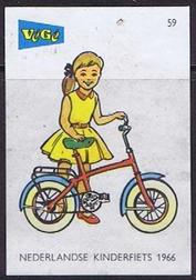 Everything Bicycles - : 59 Matchbox Label from Holland, Vege Brand (A 1966 Nederlandse Kinderfiets): Matches