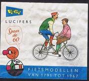 Everything Bicycles - : The Packet Label for the 60-piece set of Matchbox Labels from Holland, Vege Brand: Matches