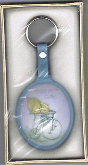 Everything Bicycles - : Hallmark (High Wheel Tricycle) - `Take it Slow`: Keychains (aka Fobs)