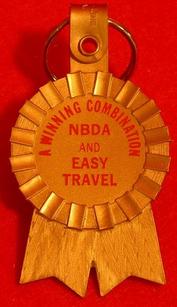 Everything Bicycles - : N.B.D.A. (National Bicycle Dealers Association) - Key Holder: Bicycle Industry Souvenirs (SWAG)