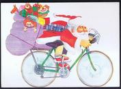Everything Bicycles - : 2009 Happy Holidays from Don and Charlotte Goocher: Greeting Cards-Contemporary