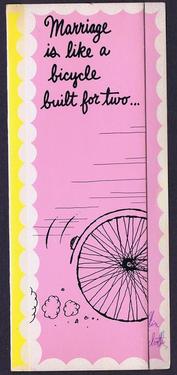 Everything Bicycles - : 1984 Wedding Anniversary from Howie Cohen Junior: Greeting Cards-Contemporary