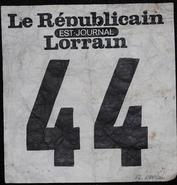 Everything Bicycles - : Racer`s Number 44 from France-MEMENTO: Programs, Posters, Adverts & Memorabilia for Racing & Touring Events