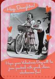 Everything Bicycles - : Hey Daughter! Hope your Valentine`s Day...: Greeting Cards-Contemporary