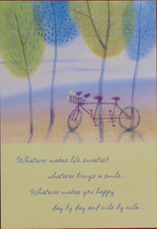 Everything Bicycles - : Anniversary-Whatever makes life sweetest: Greeting Cards-Contemporary