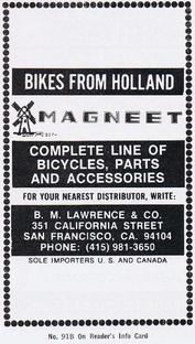 Everything Bicycles - : Magneet Bicycles from Holland: Who's Who-Mfgr's of Bicycles, Tricycles and/or Wheel Goods & Employees